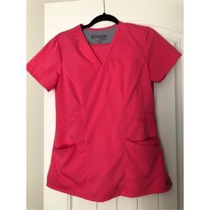 Pink/Coral Greys Anatomy Scrub top